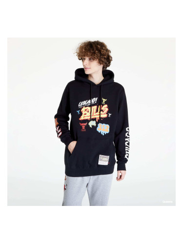 Суитшърт Mitchell & Ness Slap Sticker Hoodie Black L