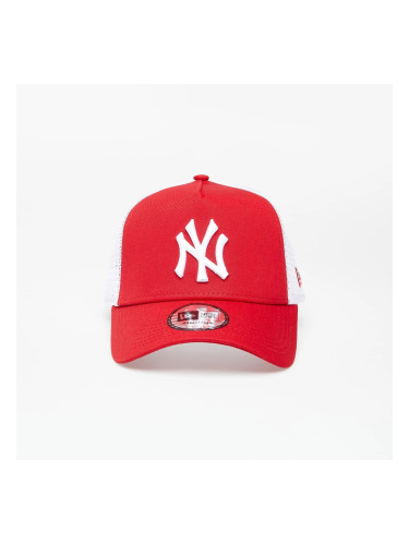 Шапка New Era Cap Clean Trucker 2 New York Yankees Scarlet/ White Universal