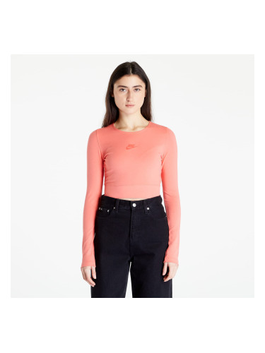 Топ Nike Sportswear Women's Long-Sleeve Dance Crop Top Magic Ember L