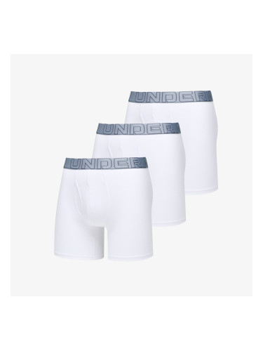 Боксерки Under Armour Performance Cotton 6in 3-Pack White M