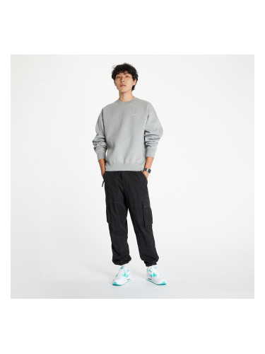 Суитшърт Nike Nrg SoloSwoosh Crew Fleece Dk Grey Heather/ White XL