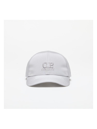 C.P. Company Chrome-R Logo Cap Drizzle Grey Universal