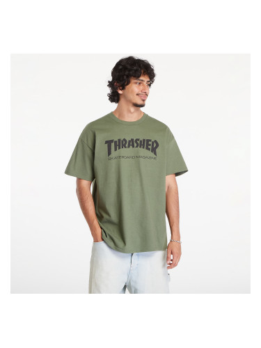 Тениска Thrasher Skate Mag T-Shirt Army Green M