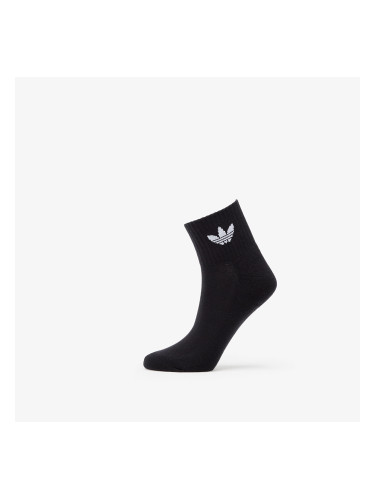 Чорапи adidas Mid Ankle 3-Pack Sock Black 37-39