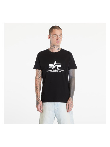 Тениска Alpha Industries Basic Tee Black/ White S