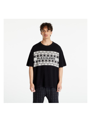 Пуловер PLEASURES Check Knit Shirt Black M