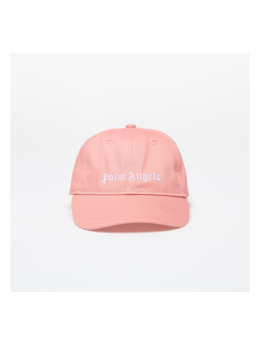 Palm Angels Kids Logo Baseball Cap Pink/ White II
