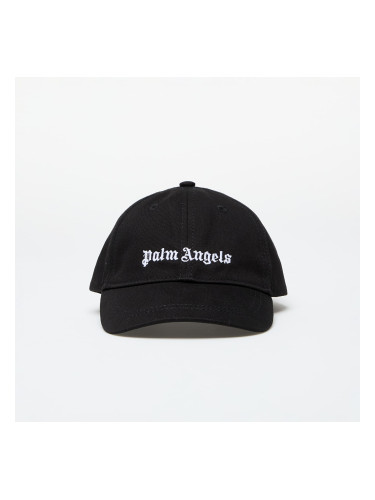 Palm Angels Kids Logo Baseball Cap Black/ White I