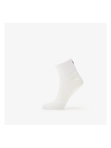 Чорапи On Performance Mid Socks White/ Ivory XL