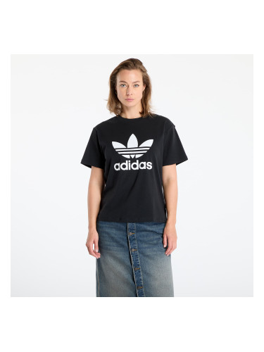 Тениска adidas Trefoil Regular Tee Black XS