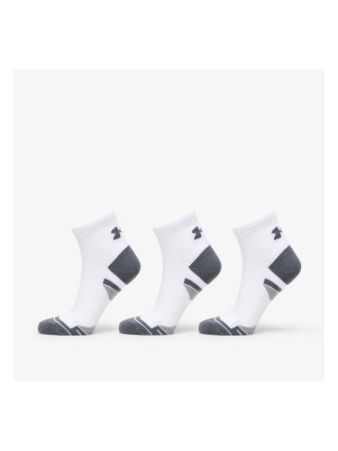 Чорапи Under Armour Performance Cotton 3-Pack QTR Socks White L