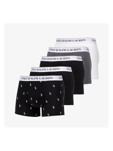 Боксерки Polo Ralph Lauren Stretch Cotton Five Classic Trunks Black/ Grey/ White S