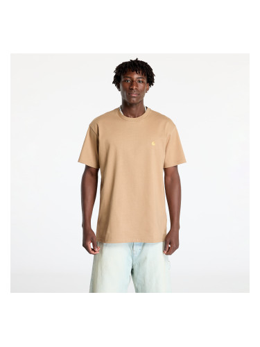 Тениска Carhartt WIP Chase Short Sleeve Tee UNISEX Peanut/ Gold S