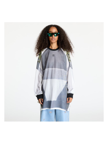 Тениска adidas adilenium Oversized Graphic Mesh Long Sleeve Tee XS