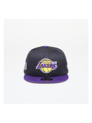 Шапка New Era Los Angeles Lakers Team Color 9FIFTY Snapback Cap Black/ True Purple S-M