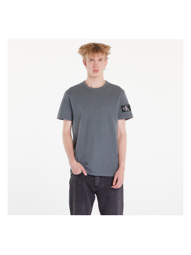 Тениска Calvin Klein Jeans Waffle Cotton Badge T-Shirt Endless Grey M