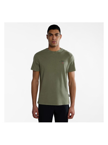 Тениска Napapijri Selbas T-Shirt Green Lichen S