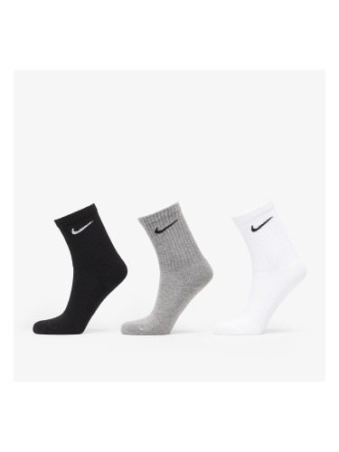 Nike Everyday Cushioned Training Crew Socks 3-Pack Multi-Color XL