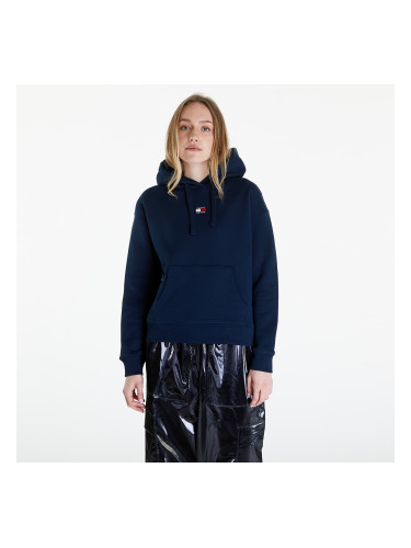 Суитшърт Tommy Jeans Boxy Badge Hoodie Dark Night Navy M