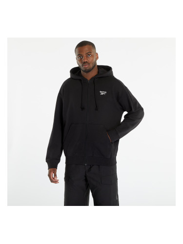 Суитшърт Reebok Classics Small Vector Zip-Up Hoodie Black M