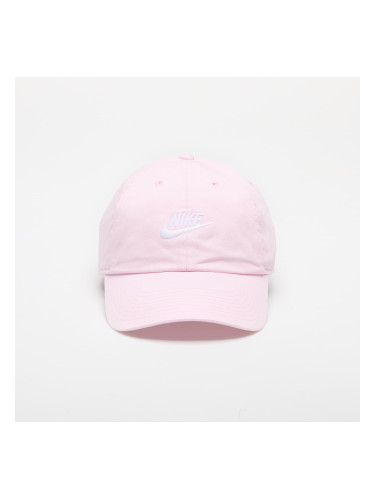 Nike Club Unstructured Futura Wash Cap Pink Foam / White L/XL