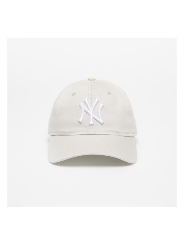 New Era New York Yankees League Essential 9TWENTY Adjustable Cap Stone/ White Universal