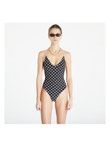 Бански MISBHV Monogram Signature One Piece Swimsuit Black S