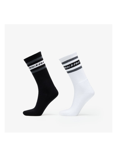 Dickies Genola 2-Pack Sock Black/ White 11-13