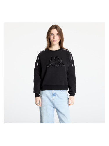 Суитшърт Kappa Logo Tape Barge Black S