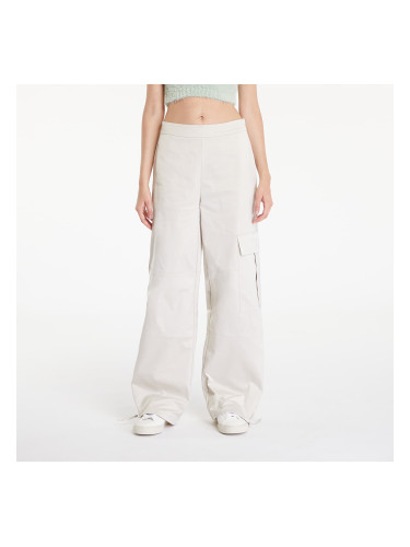 Панталони Calvin Klein Jeans Satin Cargo Utility Pant Eggshell M