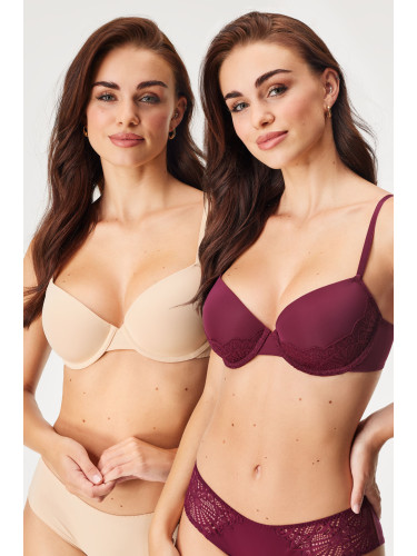 2PACK сутиени Lorena подплатени Plunge