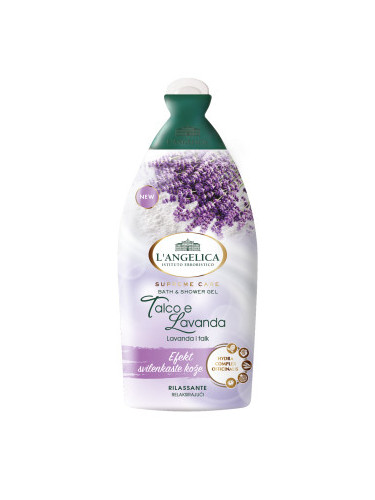 L'Angelica гел за вана и душ Bath & Shower Gel - Talc & Lavender