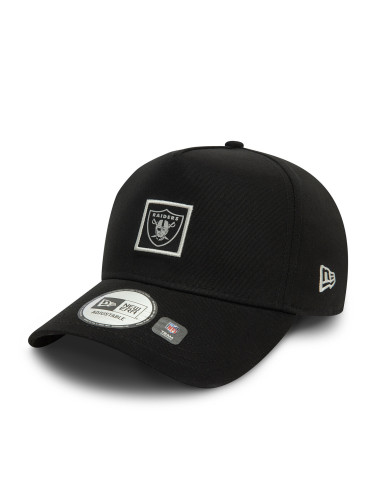 Шапка с козирка New Era Las Vegas Raiders Metallic Patch 9FORTY E-Frame 60580709 Черен