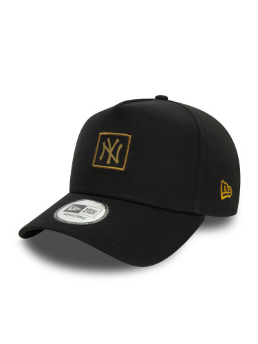 Шапка с козирка New Era Metallic Patch New York Yankees 9FORTY E-Frame 60580701 Черен