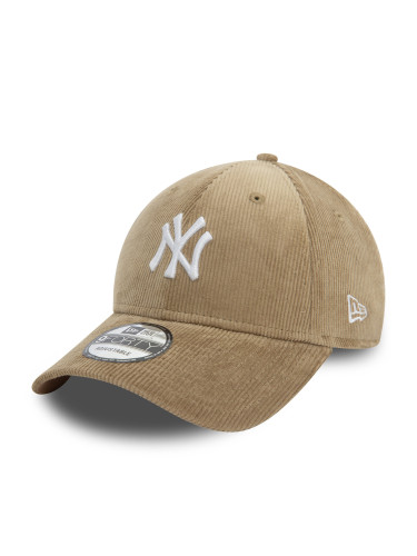 Шапка с козирка New Era Cord New York Yankees 9FORTY 60580823 Бежов