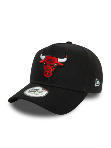 Шапка с козирка New Era Patch Chicago Bulls 9FORTY E-Frame 60580707 Черен