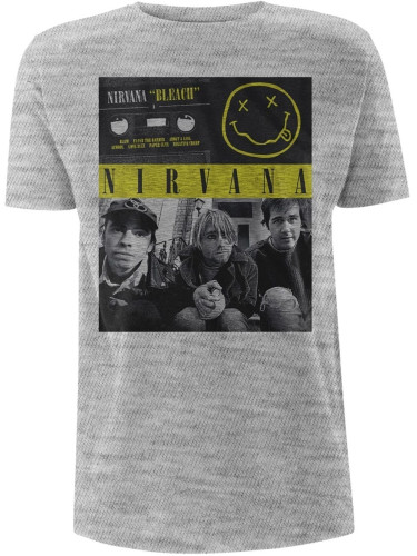 Nirvana Риза Bleach Cassettes Unisex Grey S