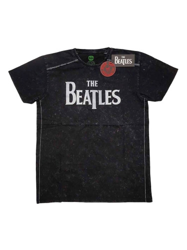 The Beatles Риза Drop T Logo Snow Wash Unisex Black 2XL