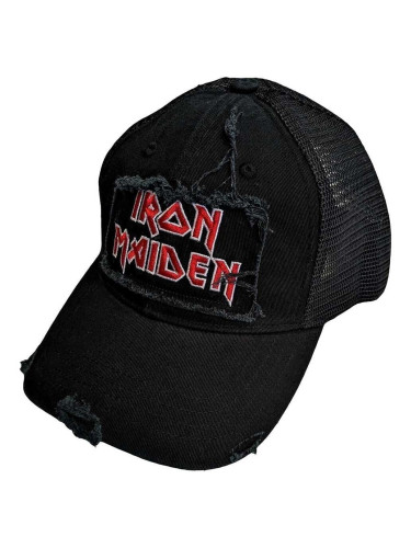 Iron Maiden Шапка Scuffed Logo Black