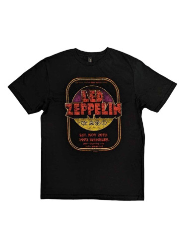 Led Zeppelin Риза 1971 Wembley Unisex Black 2XL