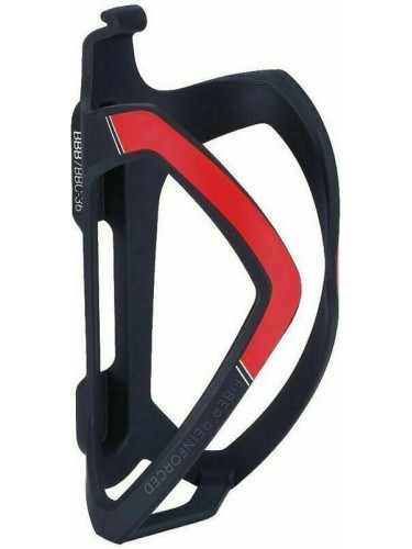 BBB FlexCage Matt Black/Red Поставка за бутилки вода за велосипеди