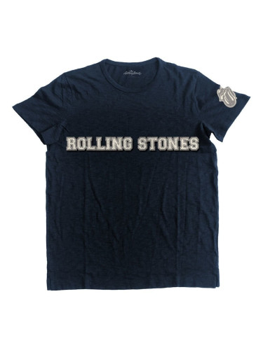 The Rolling Stones Риза Logo & Tongue Unisex Navy Blue S