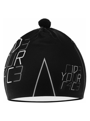 R2 Pompon Black/White/Gray Шапка