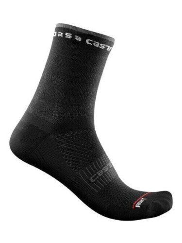 Castelli Rosso Corsa W 11 Sock Black S/M Чорапи за колоездене