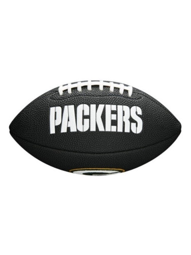 Wilson NFL Team Soft Touch Mini Green Bay Packers Black Американски футбол