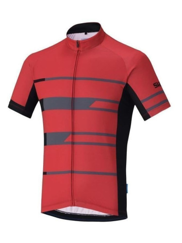 Shimano Team Short Sleeve Jersey Джърси Red M