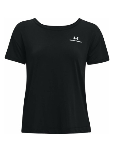 Under Armour UA W Rush Energy Core Black/White XS Тениска с къс ръкав за бягане