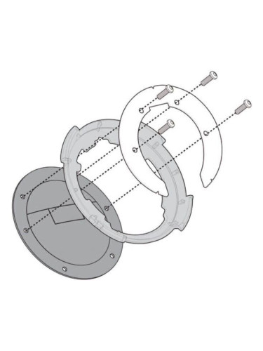 Givi BF32 Specific Flange for Fitting Tanklock, TanklockED Bags