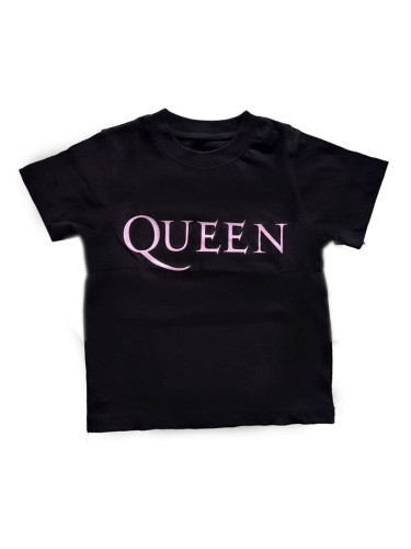 Queen Риза Pink Logo Kids Black 3 Years