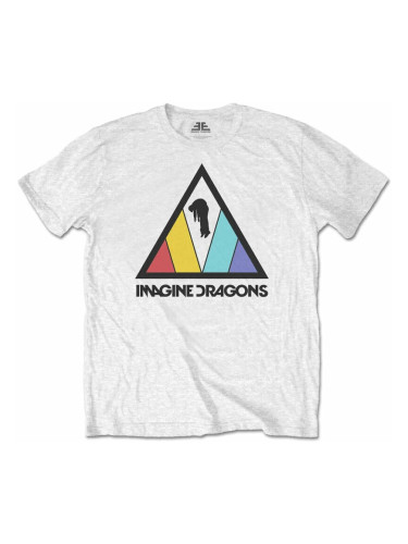 Imagine Dragons Риза Triangle Logo Kids White 3 - 4 години